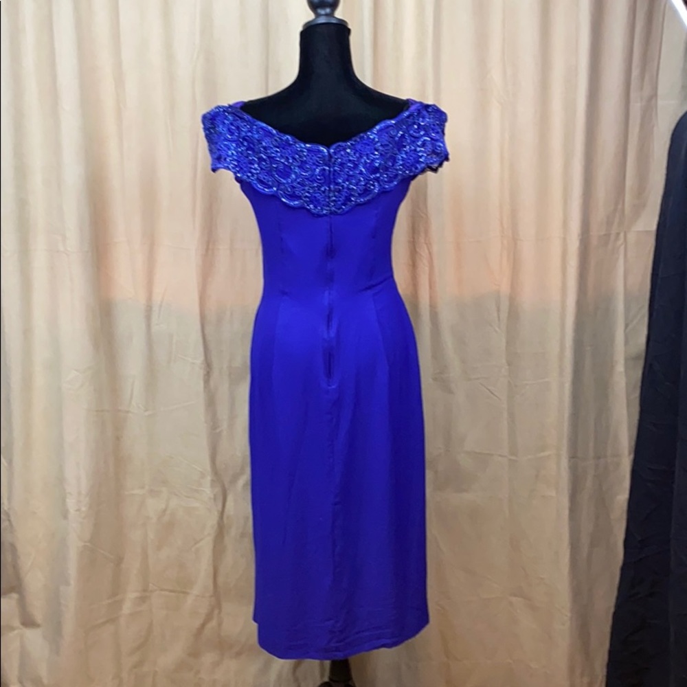 GUC Blue Cocktail Dress - Picture 3 of 10